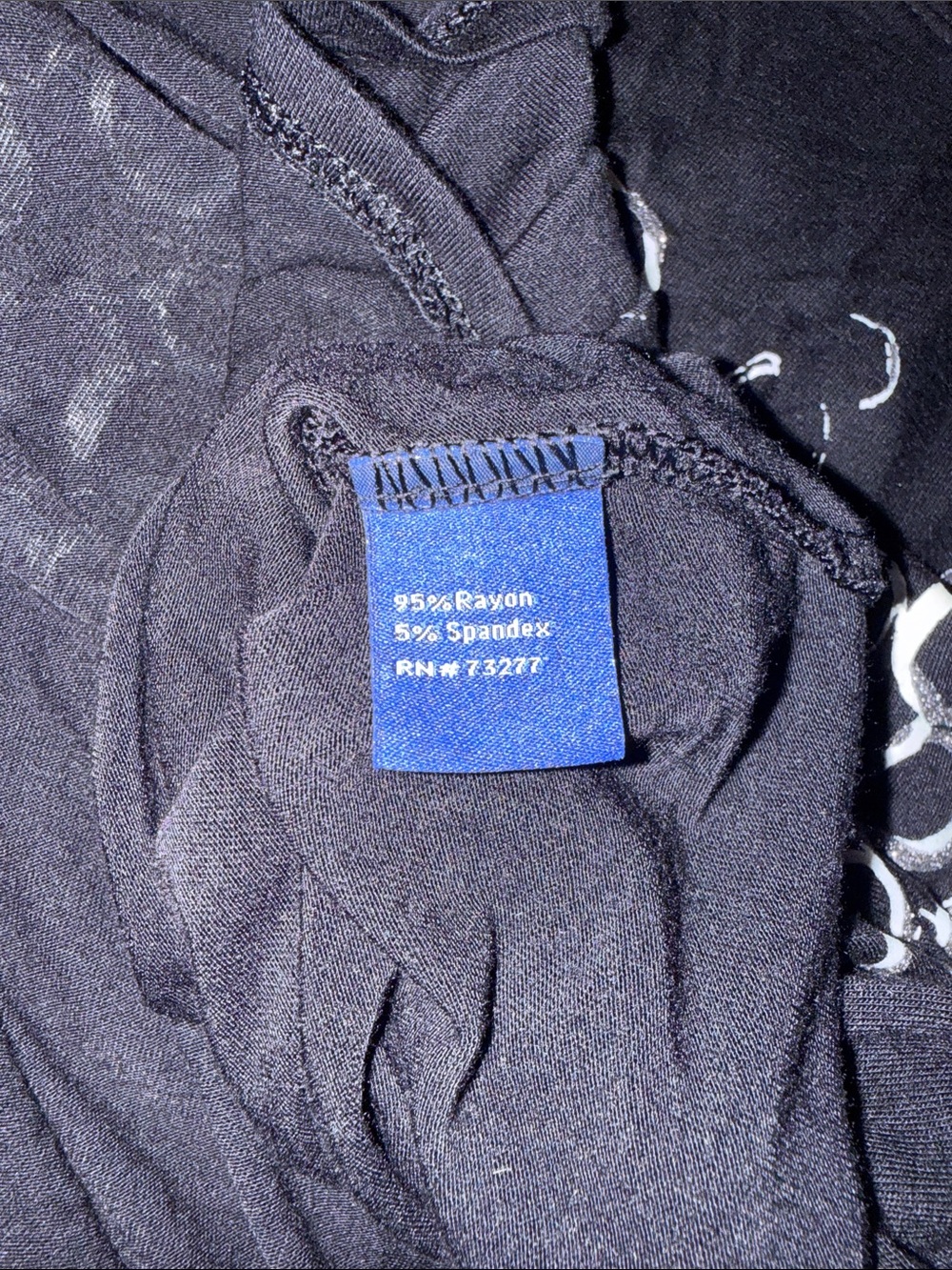 Pair of Black Short Sleeve Tees with Shimmer! - Picture 10 of 11